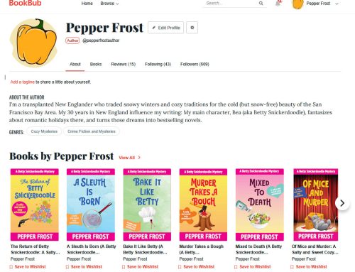 Follow me on BookBub